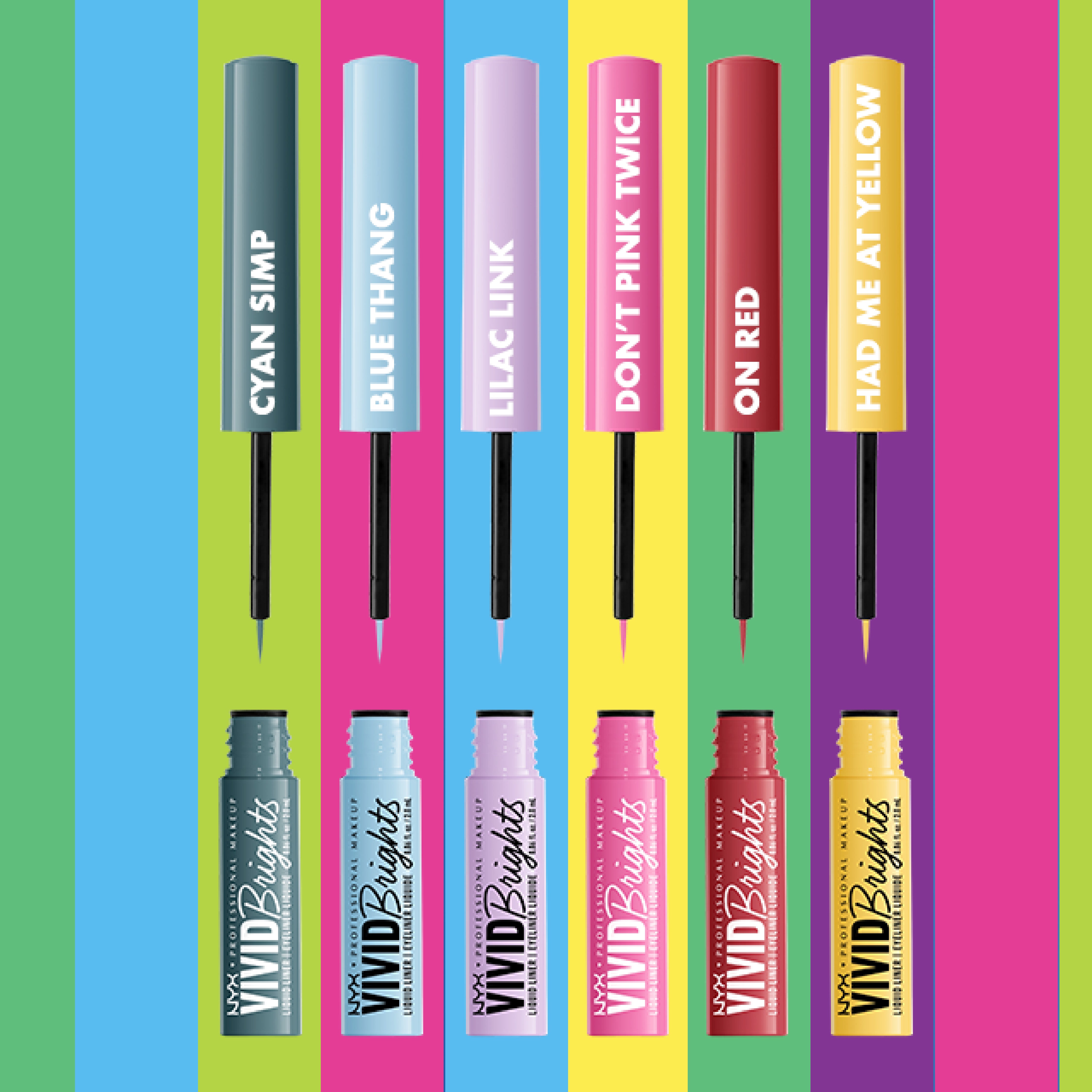 Vivid Brights Colored Liquid Eyeliner