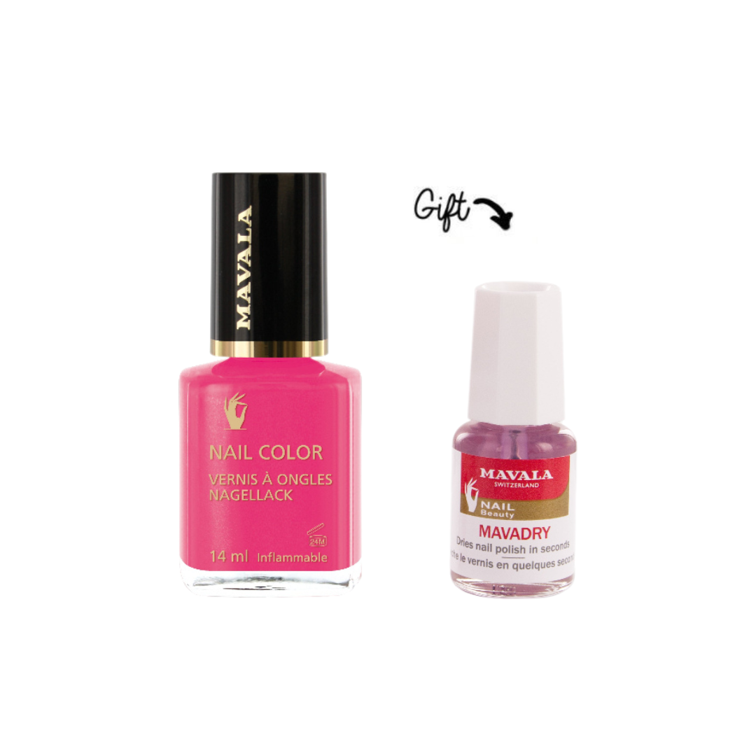 Nail Color + 2 FREE Mava Dry 5 ML