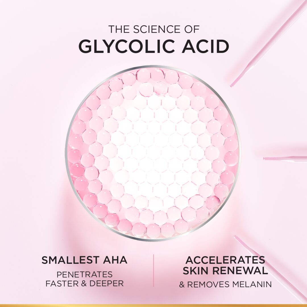 L’Oréal Glycolic Bright day cream SPF30 50ml for dark spots glow with glycolic acid and niacinamide