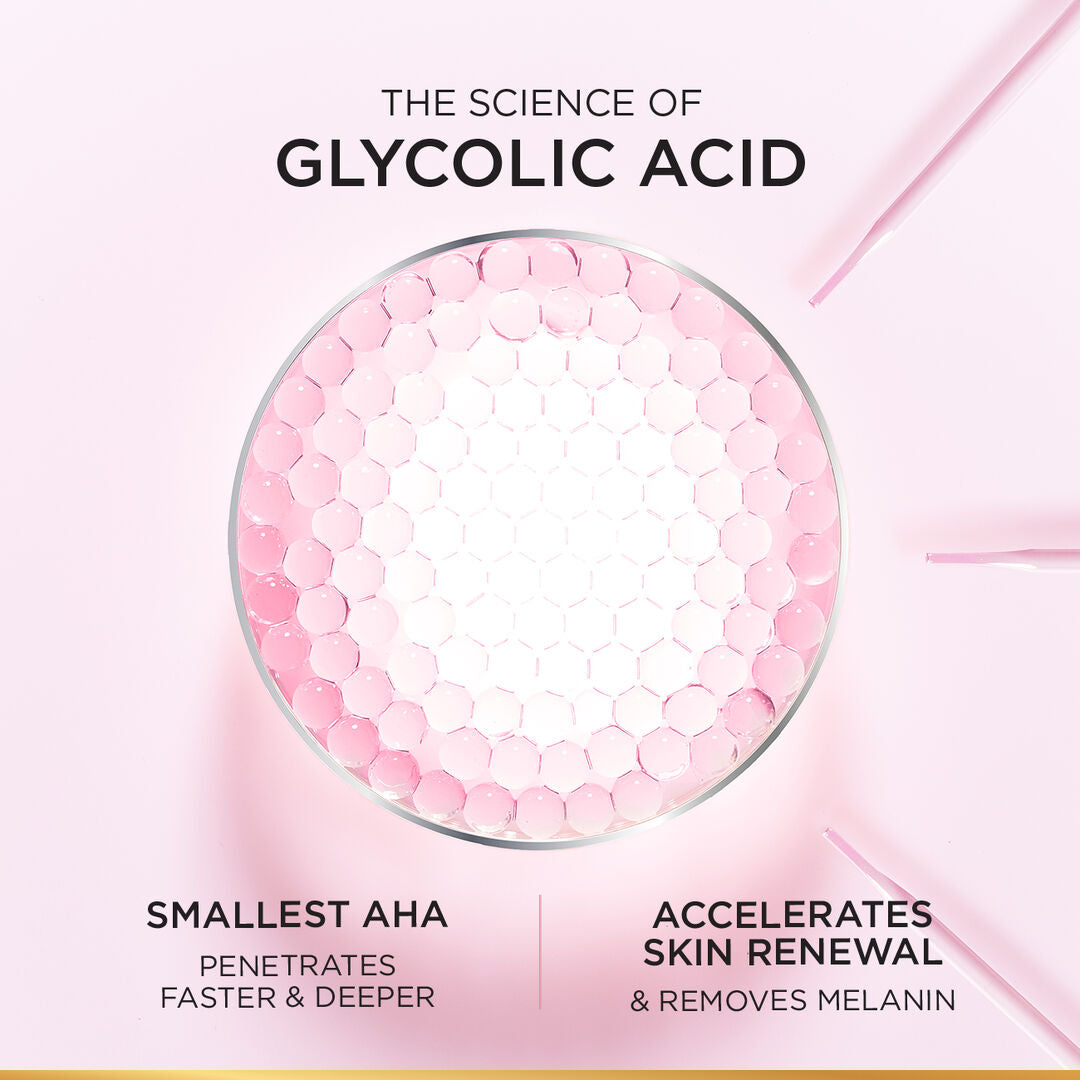L’Oréal Glycolic Bright night cream 50ml for dark spots glow boosting with glycolic acid