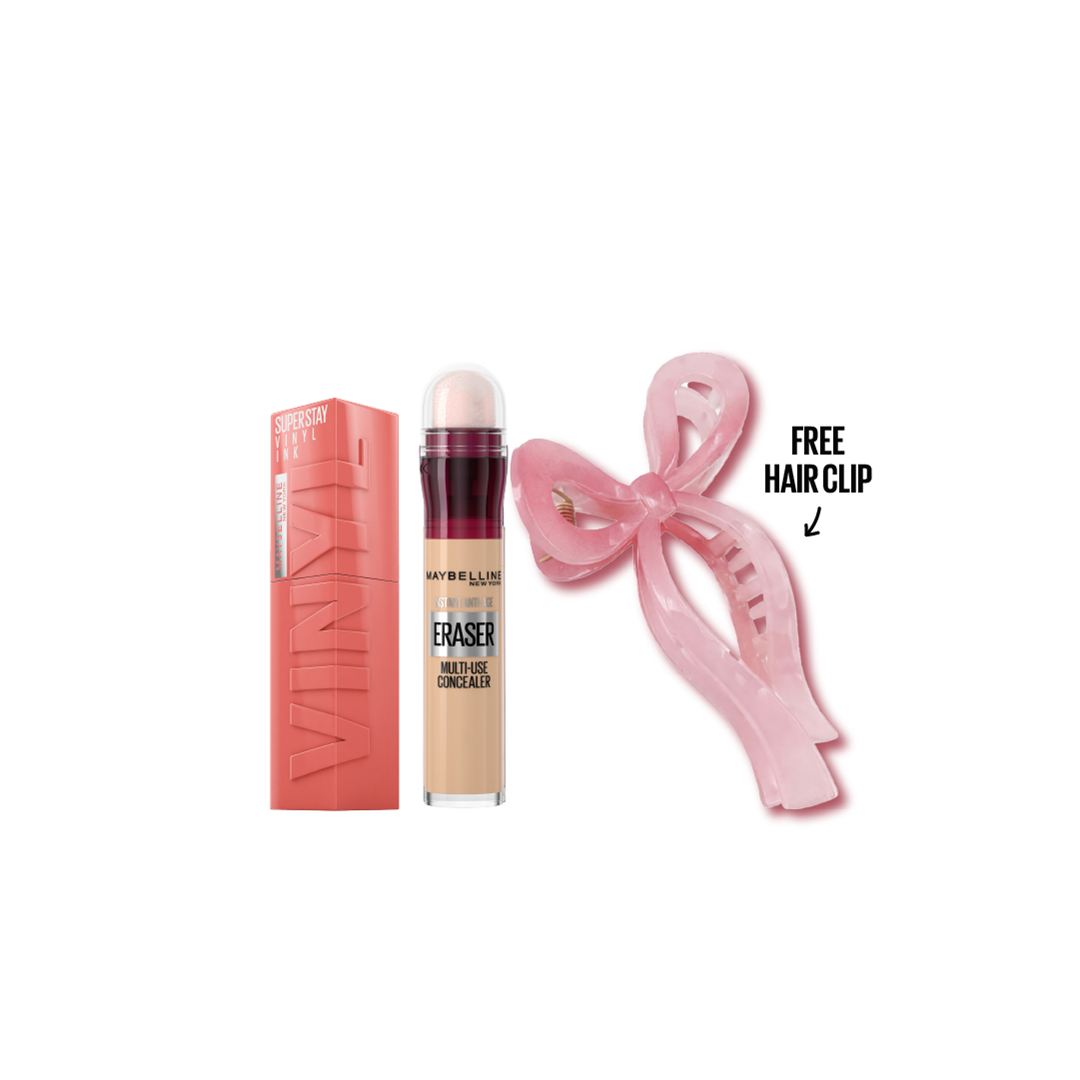 Vinyl Ink Lipstick & Concealer Duo + FREE Hair Clip At 15% OFF