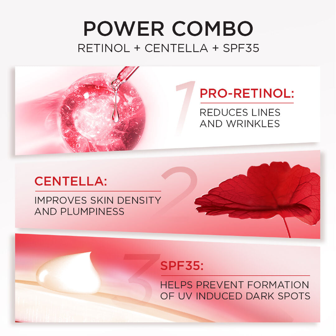 L’Oréal Revitalift day cream 50ml with pro retinol for wrinkles and skin elasticity