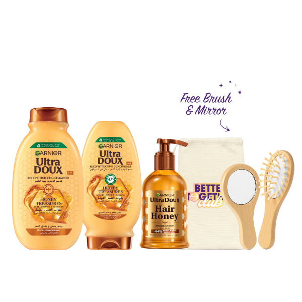 Ultra Doux Honey Treasures Shampoo+ Conditioner + Serum for Damaged Hair