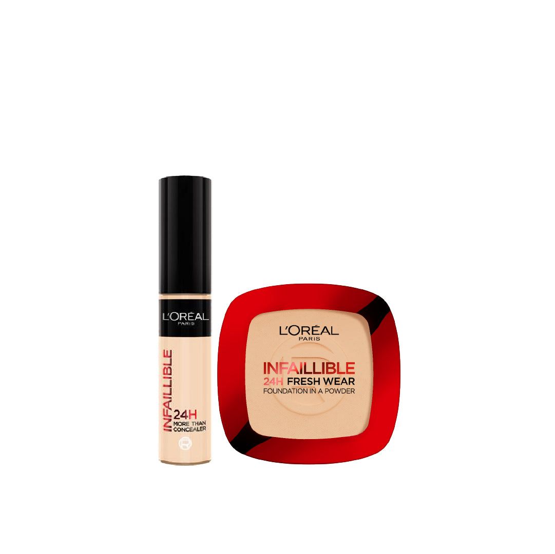 Infaillible Fresh Wear 24H Powder + Full Wear Waterproof Concealer At 20% OFF