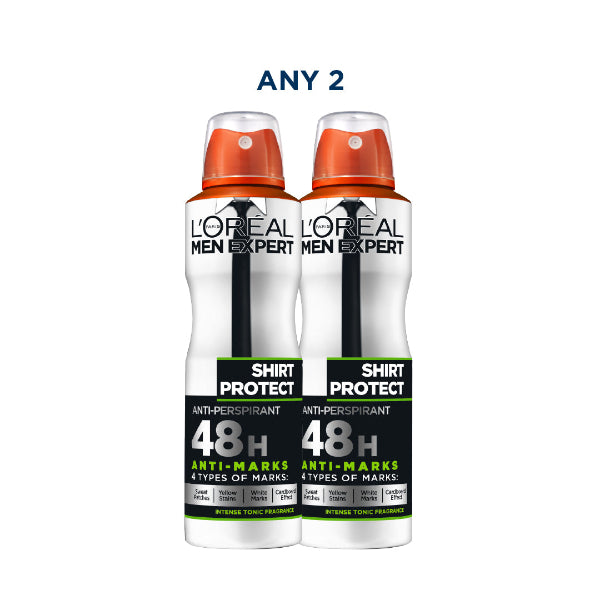 2x Men Expert Deodorant Spray At 20% OFF