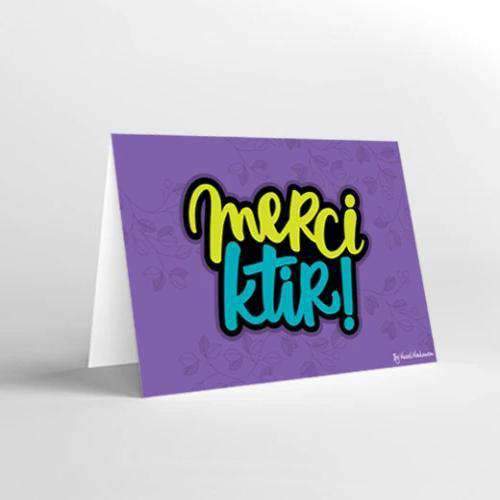 Merci Ktir! Cards Mukagraf 